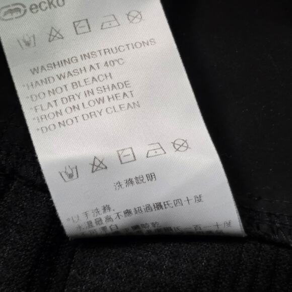 Ecko Jogger Pants Men A3 Medium Black Cargo Pockets Drawstring Streetwear - Picture 7 of 7